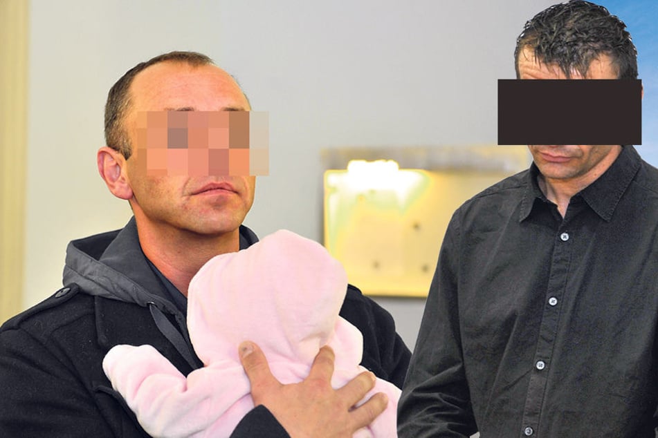 Thilo S. (37) ist der Papa von Susann M.s Baby. - Nach der Messerattacke will Ronny M. (39) mit seiner Ex noch mal von vorn anfangen (re.).