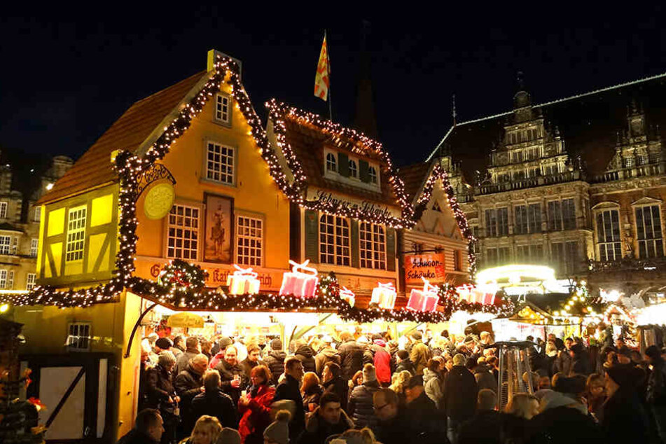 Verwies den Striezelmarkt auf den zweiten Platz: der Bremer Weihnachtsmarkt.