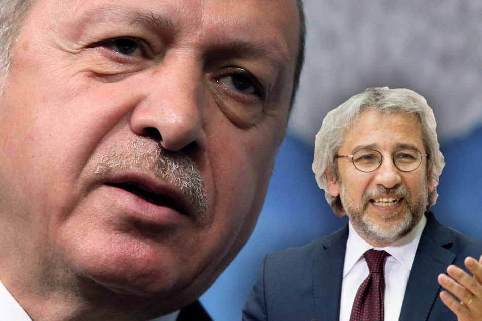 Can Dündar hat keine Angst vor Erdogan und will ihm die Meinung geigen. (Bildmontage)