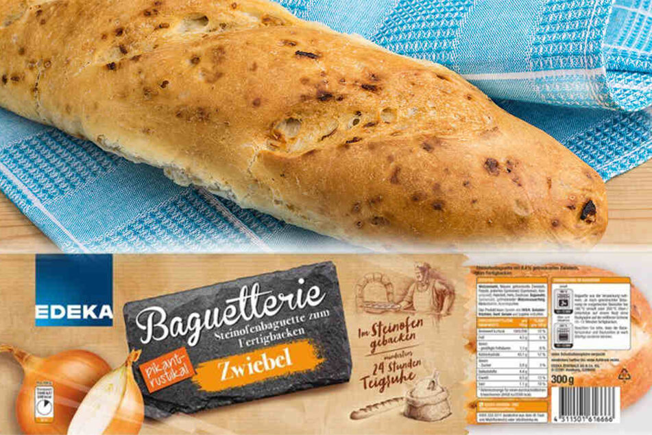 Der Rückruf betrifft "Edeka Baguetterie Steinofenbaguette zum Fertigbacken" in der Geschmacksrichtung "Zwiebel"