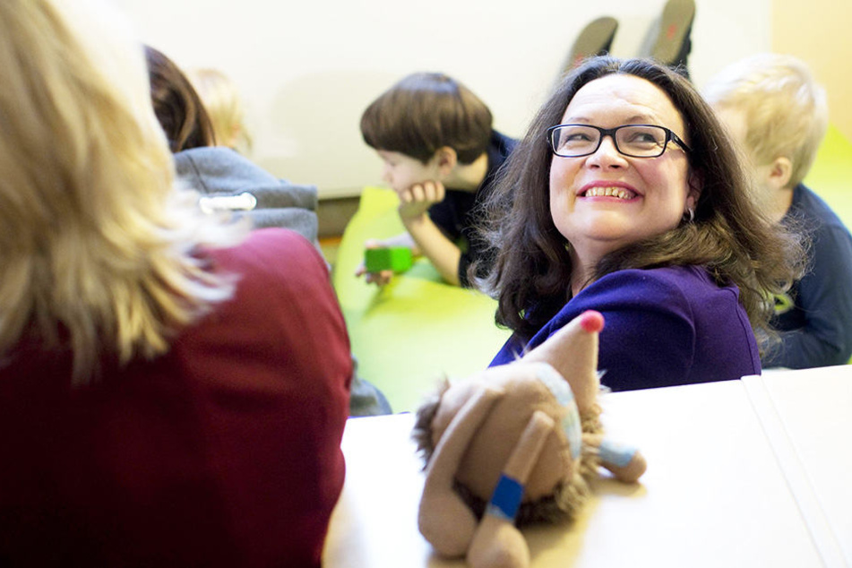 Die SPD-Vorsitzende Andrea Nahles (48) weiß ihre privilegierte Stellung einzuschätzen.