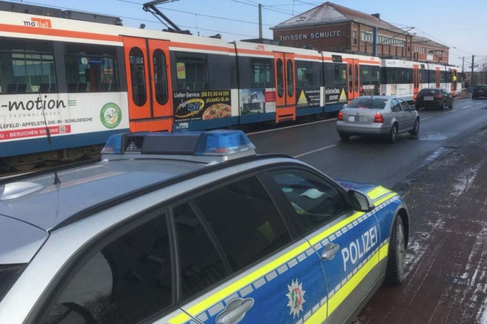 Die Polizei musste zur Unfallstelle kommen.
