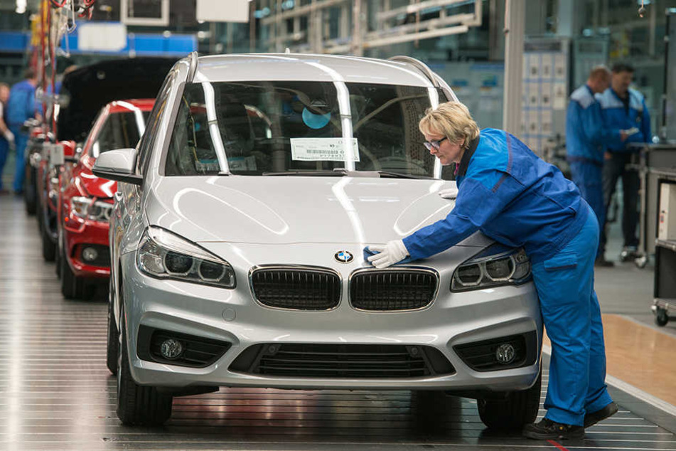 Eine Produktionsstraße von BMW: Zwei kollabierte Mitarbeiter sorgten in München für einen 40-minütigen Produktionsstopp.