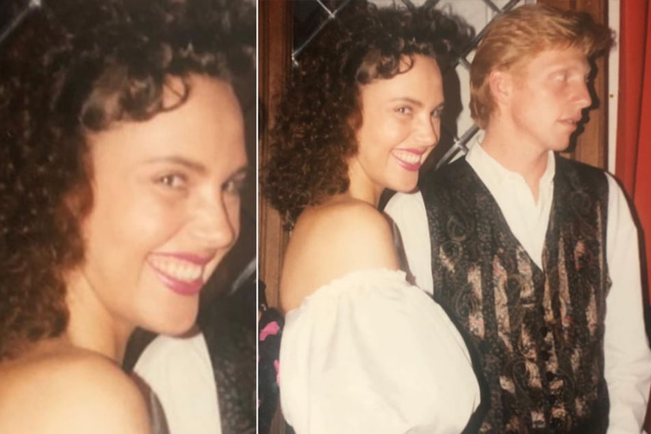 Die Aufnahme von Natascha Ochsenknecht und Boris Becker soll 30 Jahre alt sein.