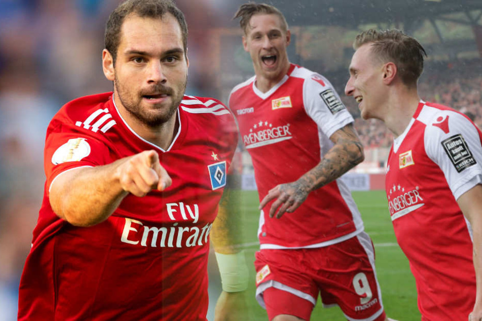 Kann Union Berlin auch beim HSV bestehen? (Bildmontage)