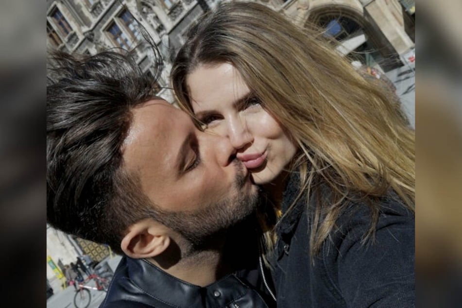 Glücklich vergeben: Domenico mit seiner Freundin Julia.