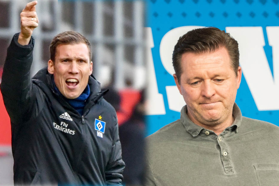Hannes Wolf (links) beerbte im Oktober Christian Titz auf dem Trainerstuhl des HSV.