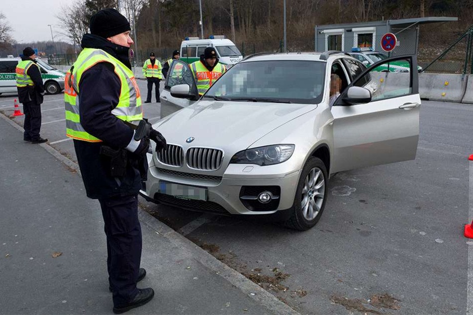 Polizeikontrolle in Bayern (Symbolbild).