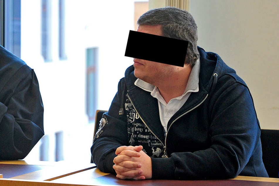 Der Angeklagte Steve W. (35) am Donnerstag im Amtsgericht Chemnitz.