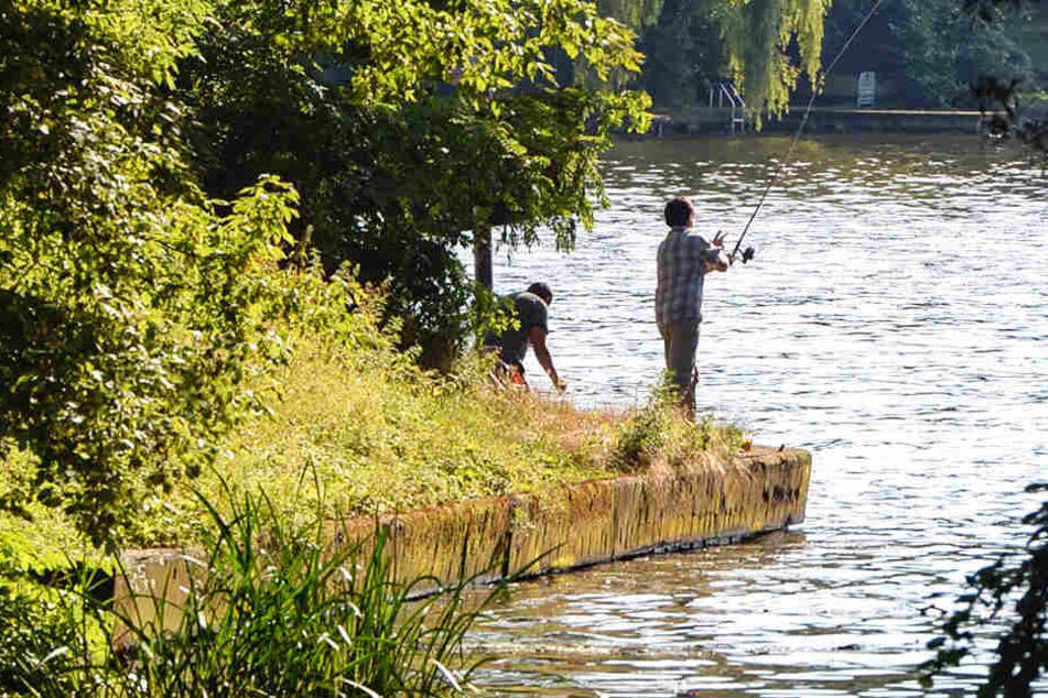 Der 18-Jährige stürzte beim Angeln in den Neckar. (Symbolbild)