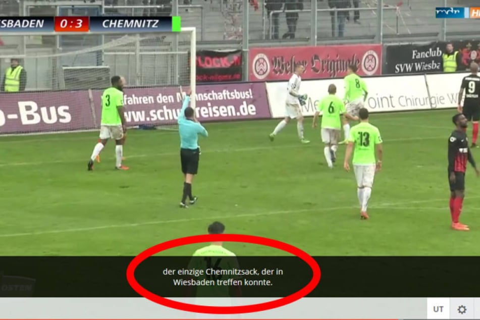 Der Screenshot zeigt: Der Untertitel beim MDR ging richtig daneben.
