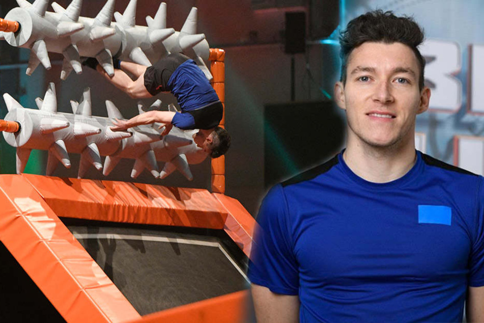 Eik-Robert Burggraf (30) aus Leipzig ist einer der 400 besten Springer, die es in die neue Trampolin-TV-Show "Big Bounce" geschafft haben.