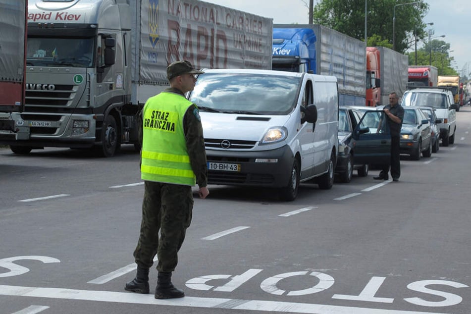 Die polnische Ostgrenze wird, so wie hier in Dorohusk, durch Grenzwachen kontrolliert.