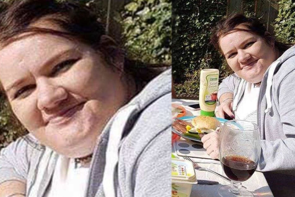 Gemma Dobbing (32) vor ihrer Verwandlung.