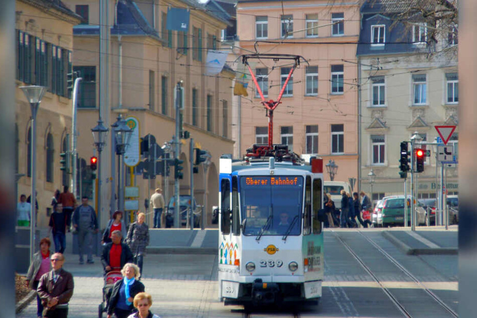 Die Straßenbahnen in Plauen fahren ab dem 6. Dezember nach Ferienfahrplan. Grund dafür ist eine Krankheitswelle (Archivbild).