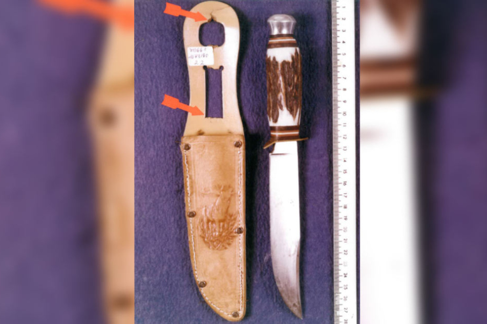 Dieses Messer wurde von der Polizei eindeutig als Tatwaffe identifiziert.
