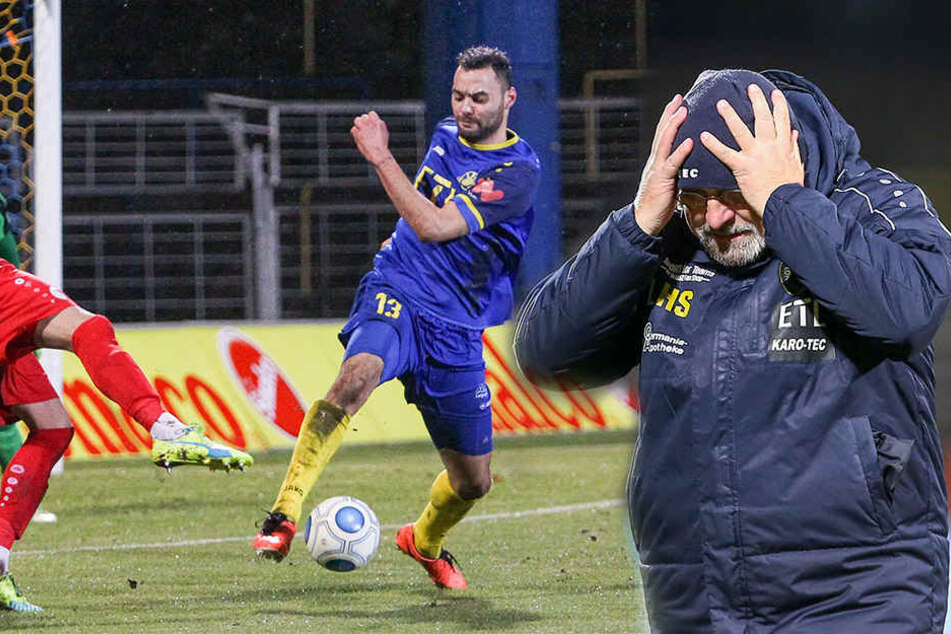 Zum zweiten Mal musste die Partie des 1. FC Lok Leipzig in Babelsberg abgesagt. werden. Es ist die insgesamt dritte Absage eines Lok-Spiels in den letzten acht Tagen. (Archivbilder)