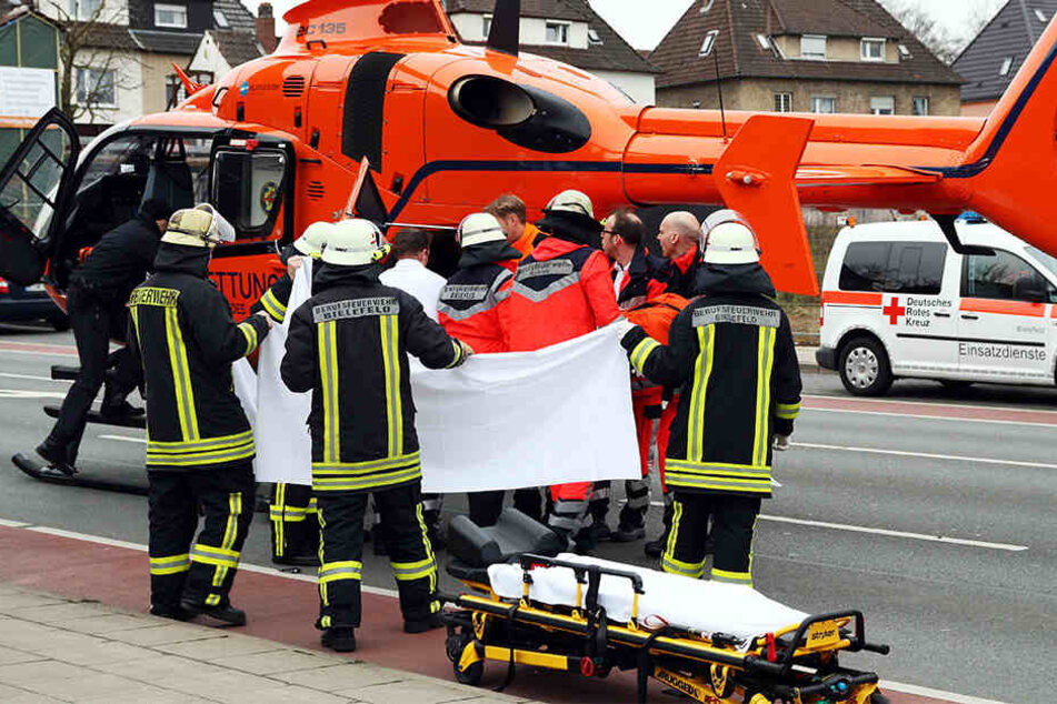 Der Notarzt hat den Rettungshubschrauber "Christoph 13" zur Rettung hinzugerufen (Symbolbild).