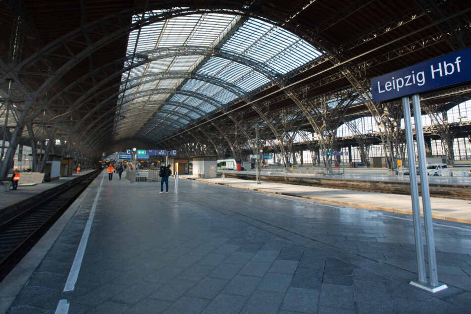 Der Leipziger Hauptbahnhof wird ab Mittwochmorgen voll gesperrt.