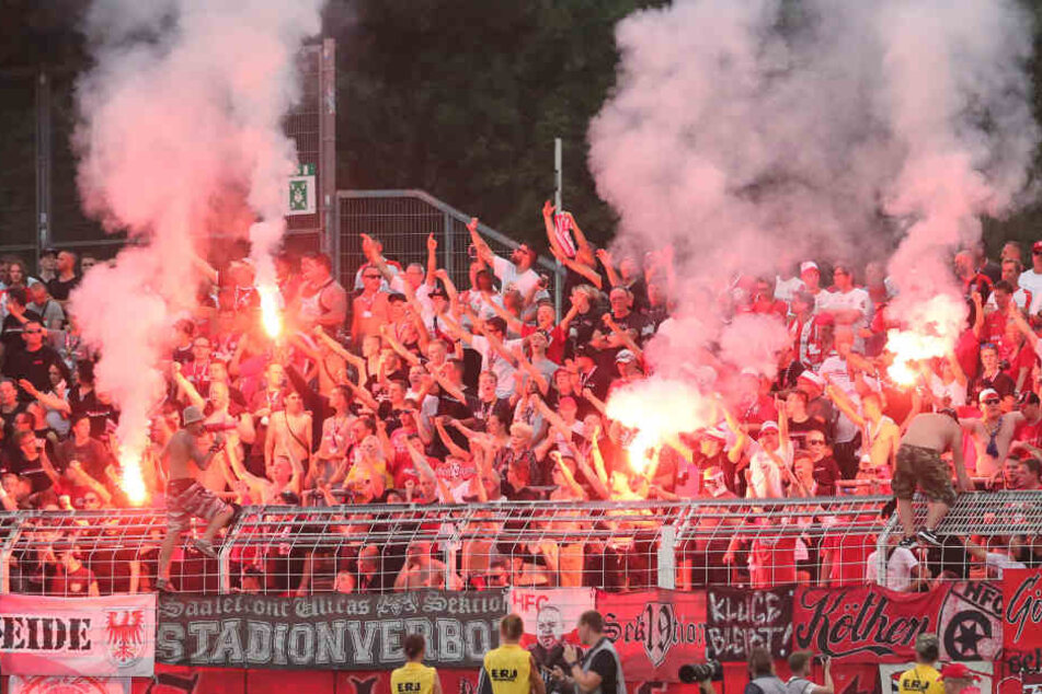Das Spiel Halle gegen Rostock wurde abgesagt.