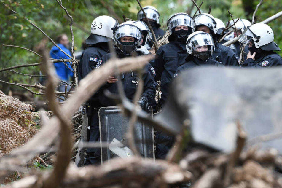 Die Polizei hatte gemeldet, dass es bei dem Einsatz am Mittwoch keine Störungen gegeben habe.