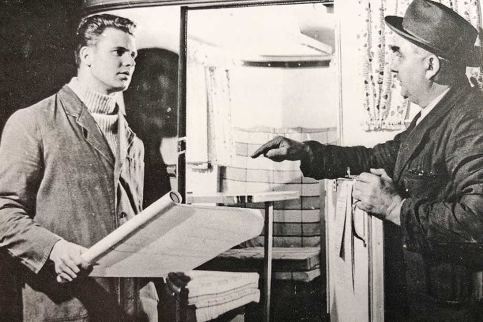 Firmengründer August Richard Nagetusch (r.) mit seinem Sohn Manfred, der 1963 aus der DDR flüchtete.