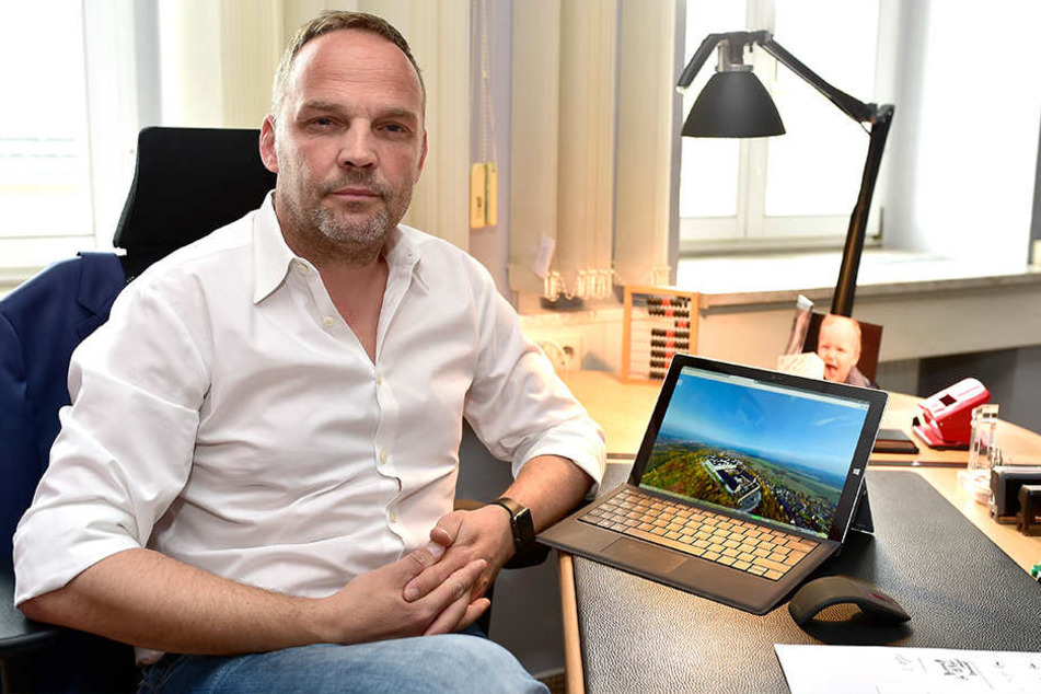 Bürgermeister Dirk Neubauer die Bürger entscheiden, wofür in Augustusburg Geld ausgegeben werden soll.