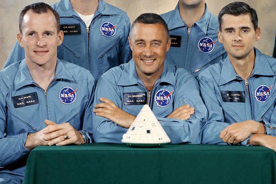 Sie starben für den Fortschritt: Edward White, Virgil Grissom und Roger Chaffee (v.l.n.r.) erstickten vor 50 Jahren bei einer vermeintlich ungefährlichen Übung.