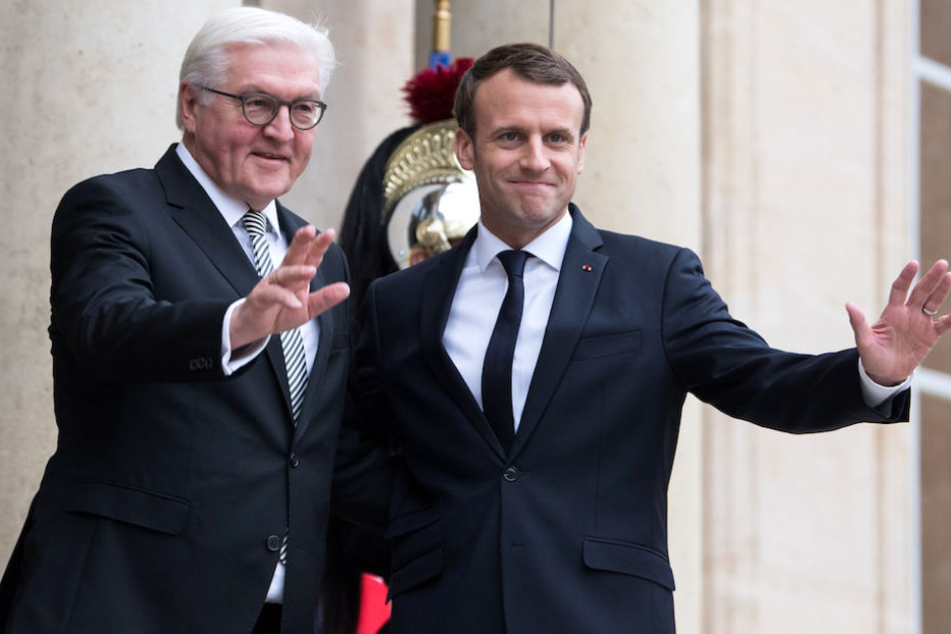 Mit Staatsoberhaupt Frank-Walter Steinmeier (62) steht für Emmanuel Macron (40) eine Begegnung mit Jugendlichen an. (Archiv)