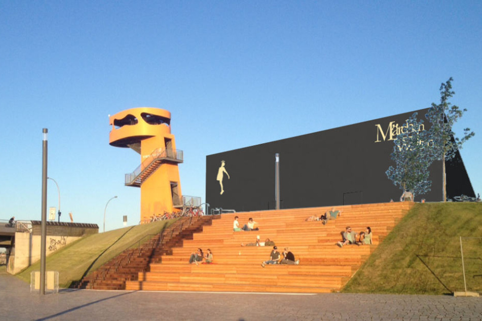 So soll die neue Märchenausstellung am Hamburger Baakenhafen ab Frühjahr 2019 aussehen.