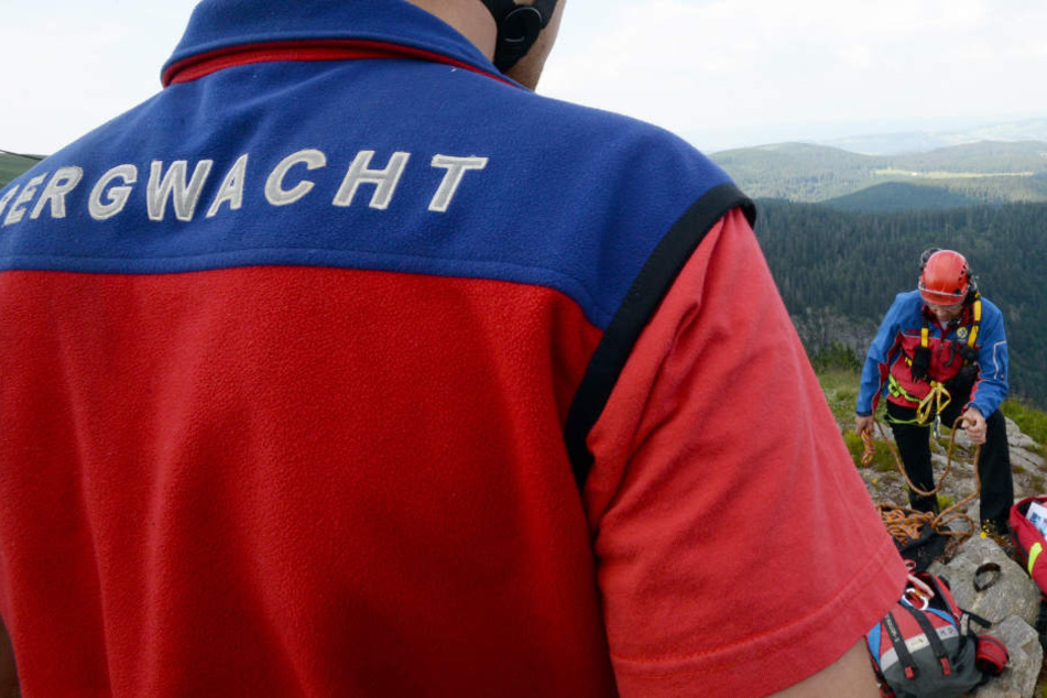 Die Bergwacht brachte die in Not geratenen Wanderer in Sicherheit (Symbolbild).