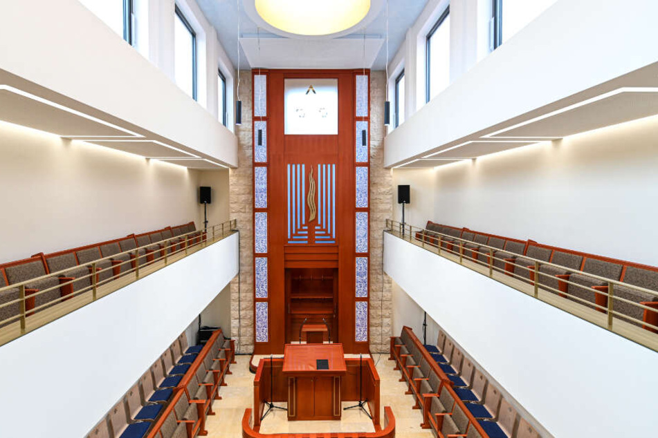 Blick in die neue Synagoge der Synagogengemeinschaft in Konstanz.