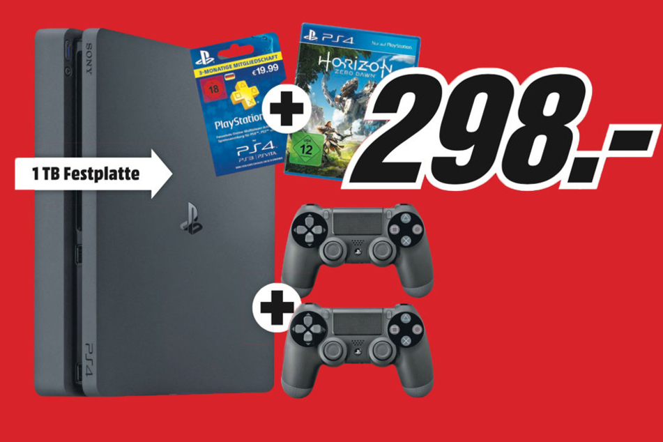 Playstation 4 Angebote Weihnachten 2022 Nur bei Media Markt Playstation 4 + SpieleNeuheit für 298 EUro