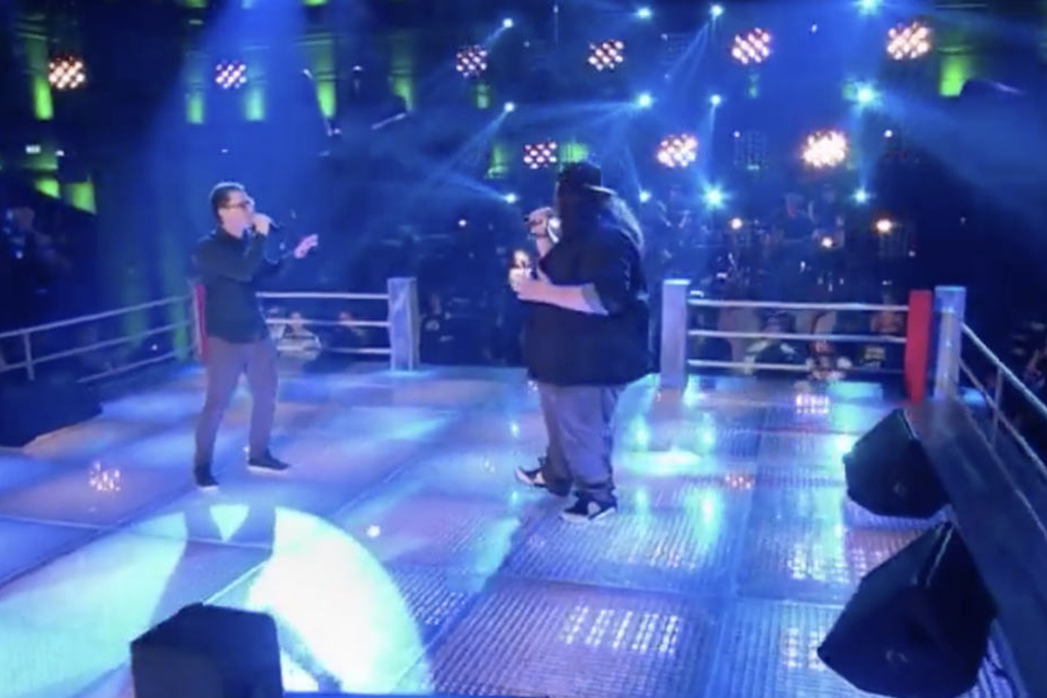 Aufnahmen der Probe von The Voice of Germany