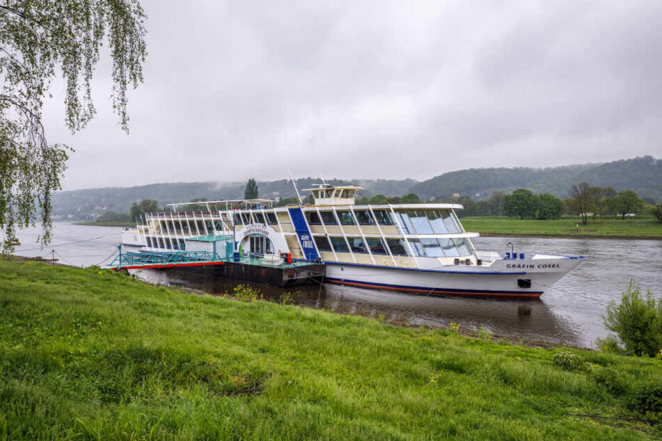 Bis zum Schluss liefen die Arbeiten auf dem Motorschiff noch auf der Werft.