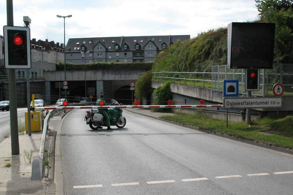 Am Mittwochabend gibt es beim Ostwestfalentunnel kein Durchkommen.