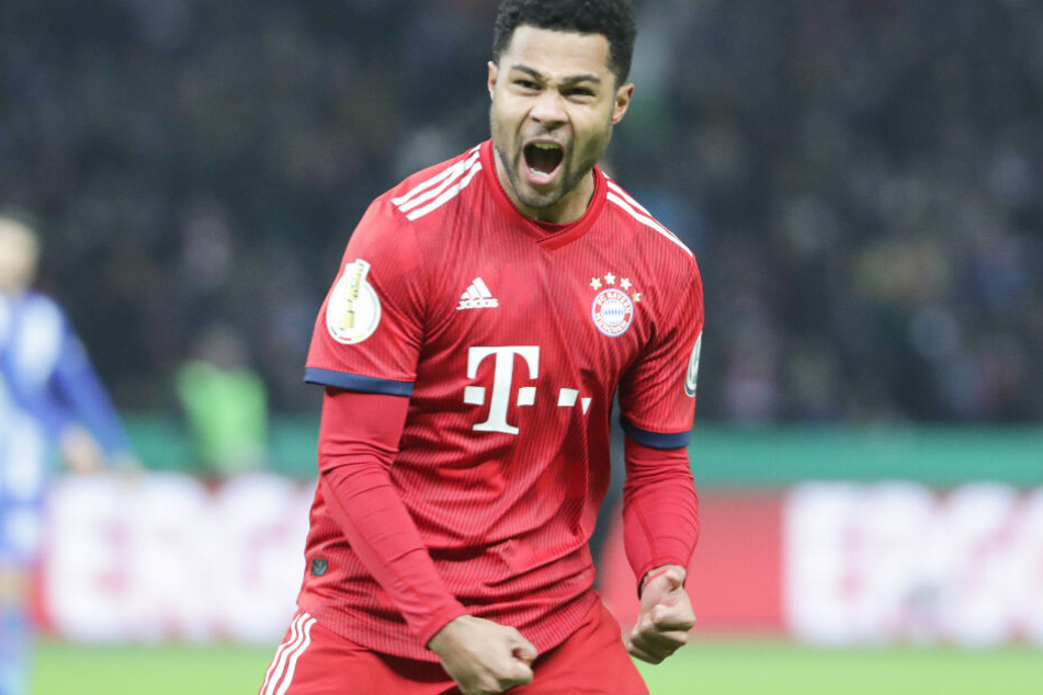 Serge Gnabry stand nicht nur in der Startelf des FC Bayern, sondern traf auch doppelt.
