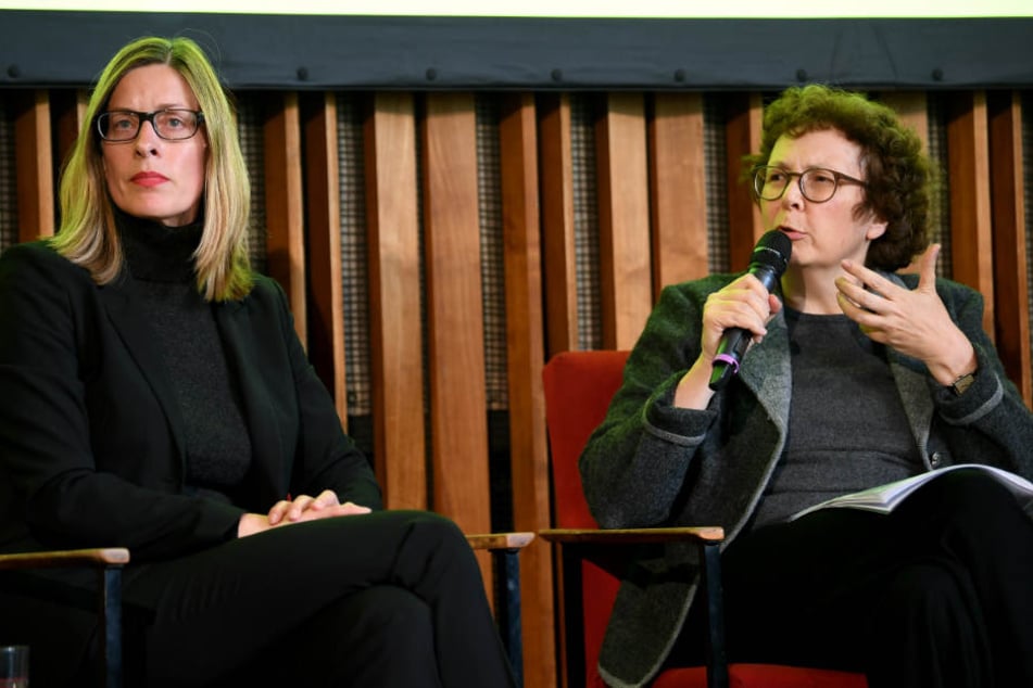 Claudia Perren, Direktorin der Stiftung Bauhaus Dessau (l.), und Annemarie Jaeggi, Direktorin des Bauhaus-Archives Berlin.