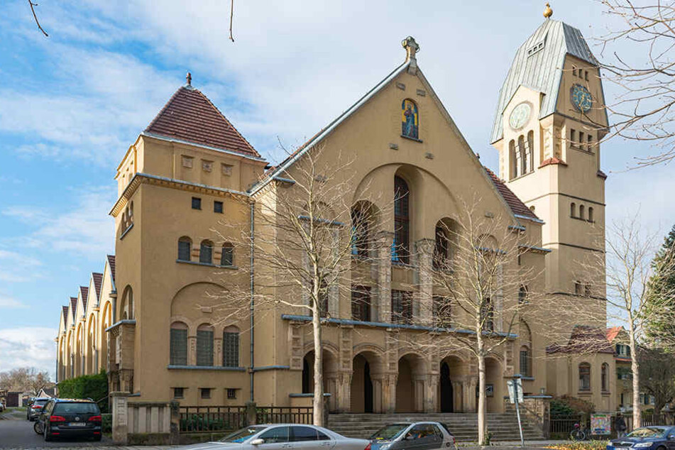 Die katholische Kirche St. Josef an der Rehefelder Straße in Pieschen.