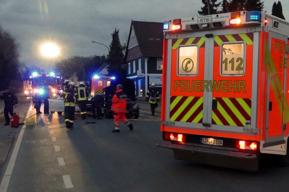 Feuerwehr, Polizei und Rettungsdienst waren im Einsatz.