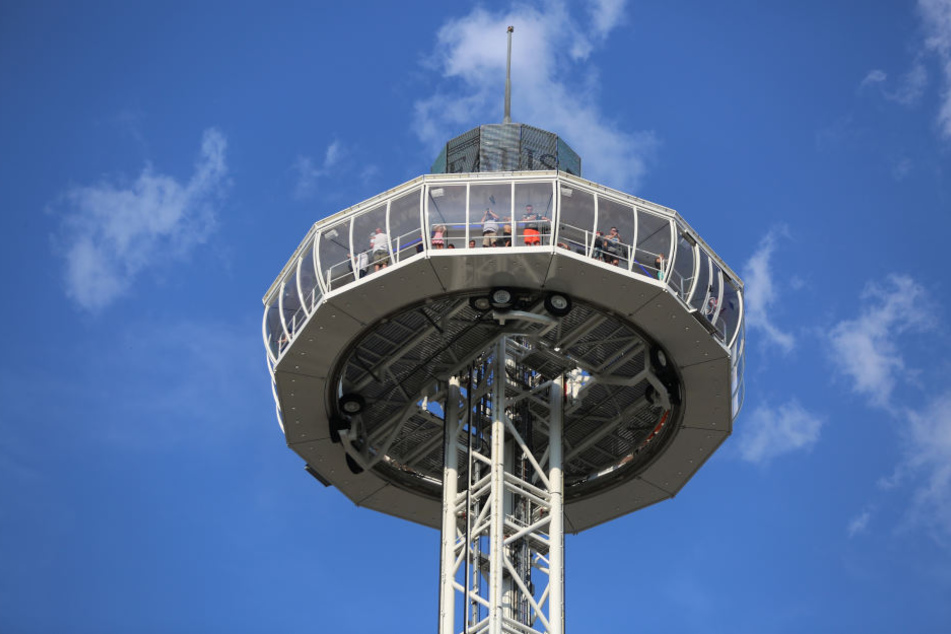 Verrückte Statistik: Der Skyliner war dieses Jahr das höchste mobile Bauwerk.