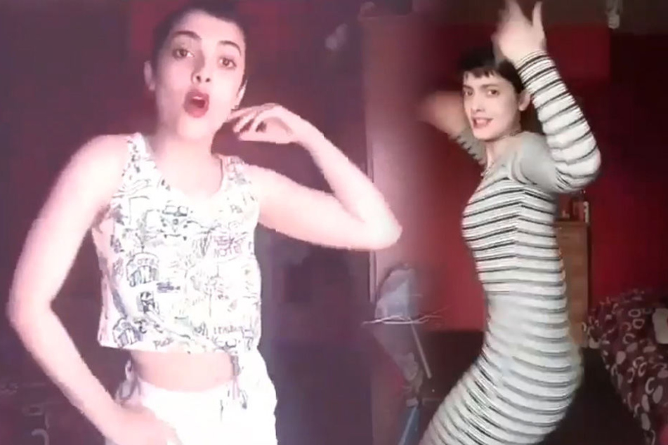 Maedeh Hojabri (17) beim Tanzen.