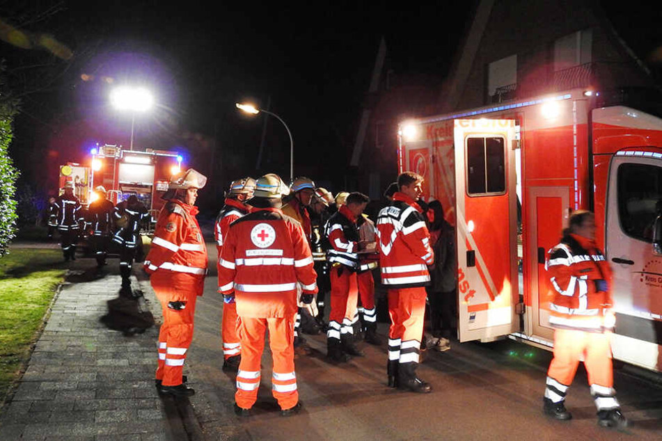 Die Rettungskräfte vor Ort konnten gerade noch Schlimmeres verhindern.