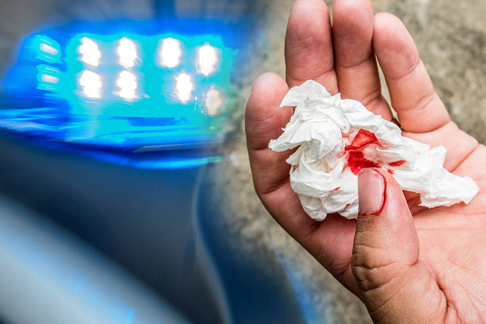 Das Opfer wurde schwer an der Hand verletzt. (Bildmontage)