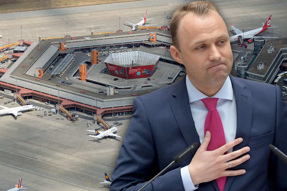 FDP-Fraktionschef Sebastian Czaja fordert die Offenhaltung des Flughafens vom Berliner Senat.