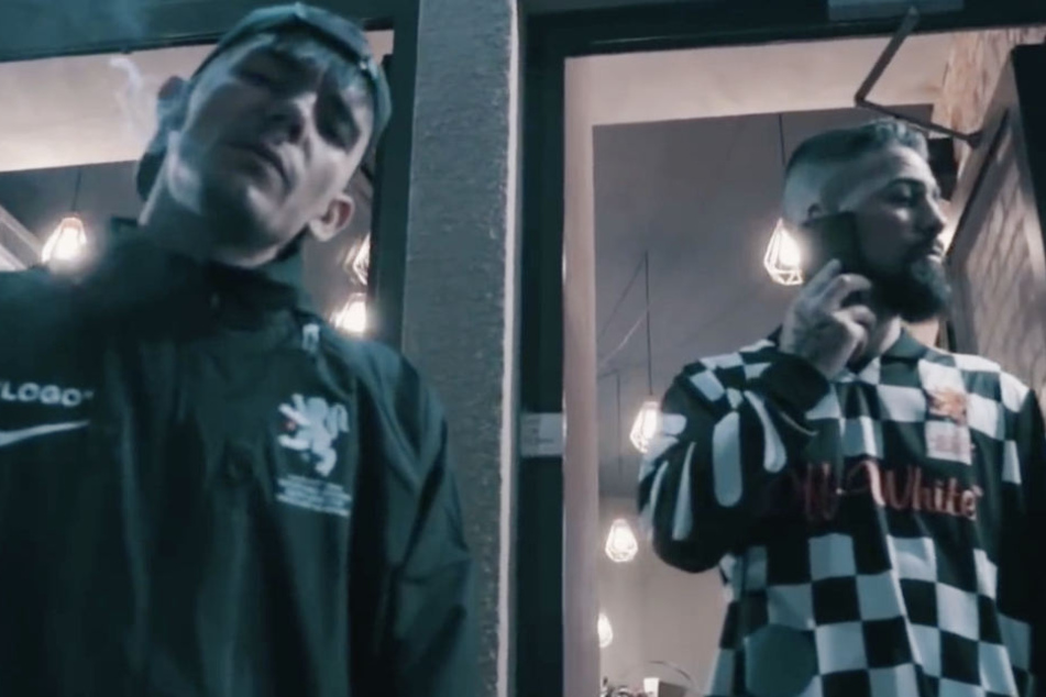 Ist das, dass neue unschlagbare Rap-Duo Deutschlands? Capital Bra (l) und Bushido.