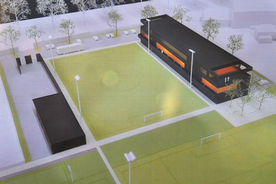 Und so soll das Trainingszentrum eines Tages aussehen.