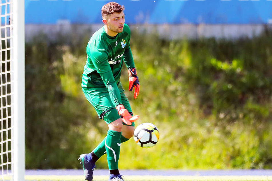 CFC-Schlussmann Joshua Mroß war bei der Pleite in Berlin noch der beste Chemnitzer.