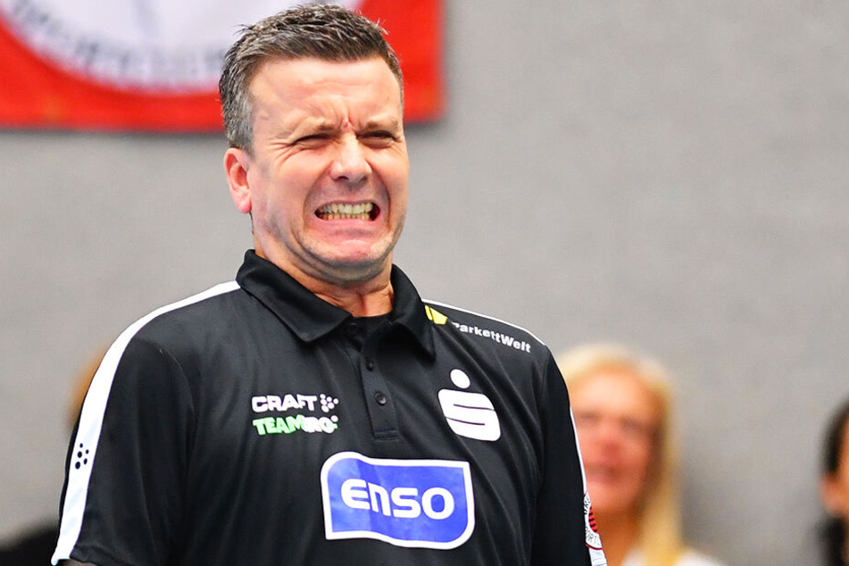 DSC-Coach Alex Waibl verzog das Gesicht, glaubt aber weiterhin an seine Mannschaft. (Archivbild)