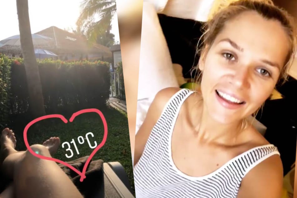 Urlaubs-Grüße aus Thailand. Sara genießt die Sonne in Phuket.